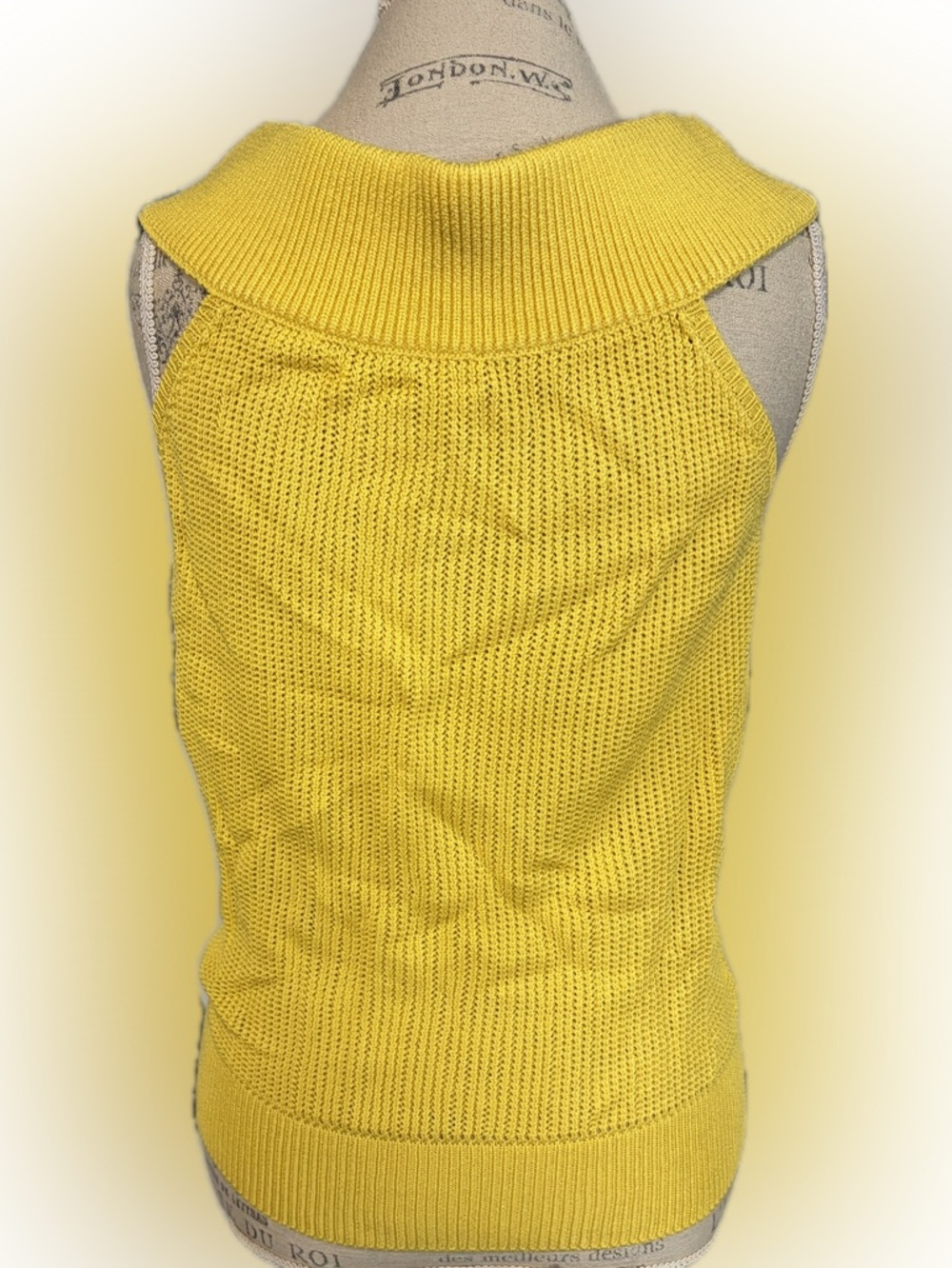 HERMÈS Sleeveless Knit Halter Top - Picture 3 of 8